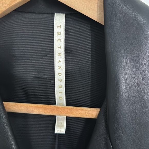 Truth and Pride leather jacket, with charcoal hardware! - Picture 2 of 5